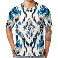 AILLOSA YH-43 Baskılı Desenli Kısa Kollu Unisex T-shirt