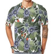 AILLOSA YH-431 Baskılı Desenli Kısa Kollu Unisex T-shirt