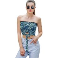 AILLOSA YH-433 Seksi File Tüp Üst Yaz Tube Top Tank Tops Kadın Askılı Üst Bluz