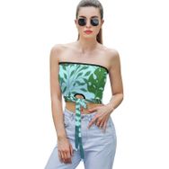 AILLOSA YH-435 Seksi File Tüp Üst Yaz Tube Top Tank Tops Kadın Askılı Üst Bluz