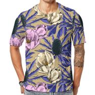 AILLOSA YH-436 Baskılı Desenli Kısa Kollu Unisex T-shirt