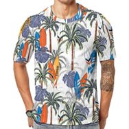 AILLOSA YH-437 Baskılı Desenli Kısa Kollu Unisex T-shirt