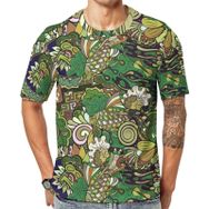 AILLOSA YH-446 Baskılı Desenli Kısa Kollu Unisex T-shirt