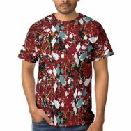 AILLOSA YH-45 3D Baskılı Desenli Kısa Kollu Erkek T-shirt