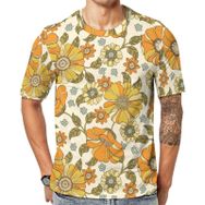 AILLOSA YH-450 Baskılı Desenli Kısa Kollu Unisex T-shirt