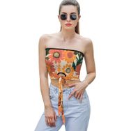AILLOSA YH-453 Seksi File Tüp Üst Yaz Tube Top Tank Tops Kadın Askılı Üst Bluz