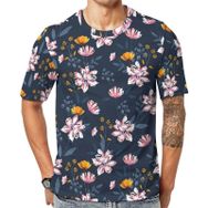AILLOSA YH-454 Baskılı Desenli Kısa Kollu Unisex T-shirt