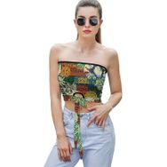 AILLOSA YH-457 Seksi File Tüp Üst Yaz Tube Top Tank Tops Kadın Askılı Üst Bluz
