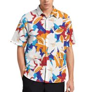 AILLOSA YH-459 Aloha Hawaii 3D Desen Kısa Kollu Erkek Gömlek