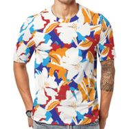 AILLOSA YH-459 Baskılı Desenli Kısa Kollu Unisex T-shirt