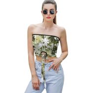 AILLOSA YH-460 Seksi File Tüp Üst Yaz Tube Top Tank Tops Kadın Askılı Üst Bluz