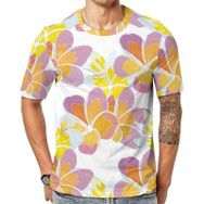 AILLOSA YH-463 Baskılı Desenli Kısa Kollu Unisex T-shirt