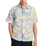AILLOSA YH-464 Aloha Hawaii 3D Desen Kısa Kollu Erkek Gömlek