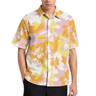AILLOSA YH-465 Aloha Hawaii 3D Desen Kısa Kollu Erkek Gömlek