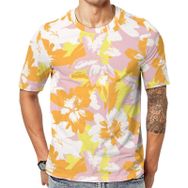 AILLOSA YH-465 Baskılı Desenli Kısa Kollu Unisex T-shirt