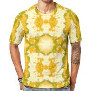 AILLOSA YH-479 Baskılı Desenli Kısa Kollu Unisex T-shirt