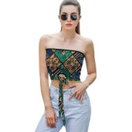 AILLOSA YH-487 Seksi File Tüp Üst Yaz Tube Top Tank Tops Kadın Askılı Üst Bluz