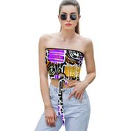AILLOSA YH-489 Seksi File Tüp Üst Yaz Tube Top Tank Tops Kadın Askılı Üst Bluz