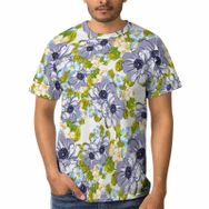 AILLOSA YH-494 3D Baskılı Desenli Kısa Kollu Erkek T-shirt