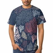 AILLOSA YH-50 3D Baskılı Desenli Kısa Kollu Erkek T-shirt