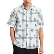 AILLOSA YH-501 Aloha Hawaii 3D Desen Kısa Kollu Erkek Gömlek