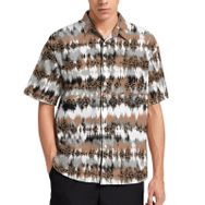 AILLOSA YH-513 Aloha Hawaii 3D Desen Kısa Kollu Erkek Gömlek