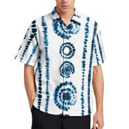 AILLOSA YH-517 Aloha Hawaii 3D Desen Kısa Kollu Erkek Gömlek