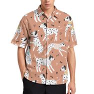 AILLOSA YH-520 Aloha Hawaii 3D Desen Kısa Kollu Erkek Gömlek