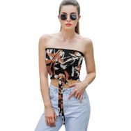 AILLOSA YH-525 Seksi File Tüp Üst Yaz Tube Top Tank Tops Kadın Askılı Üst Bluz