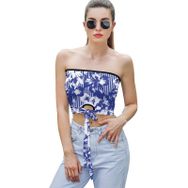 AILLOSA YH-540 Seksi File Tüp Üst Yaz Tube Top Tank Tops Kadın Askılı Üst Bluz