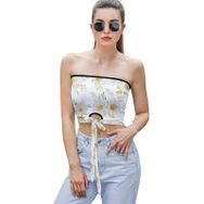 AILLOSA YH-541 Seksi File Tüp Üst Yaz Tube Top Tank Tops Kadın Askılı Üst Bluz