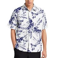 AILLOSA YH-554 Aloha Hawaii 3D Desen Kısa Kollu Erkek Gömlek