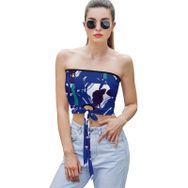 AILLOSA YH-557 Seksi File Tüp Üst Yaz Tube Top Tank Tops Kadın Askılı Üst Bluz