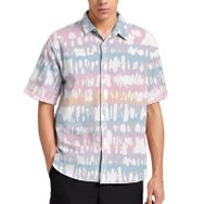 AILLOSA YH-563 Aloha Hawaii 3D Desen Kısa Kollu Erkek Gömlek