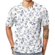 AILLOSA YH-57 3D Baskılı Desenli Kısa Kollu Erkek T-shirt