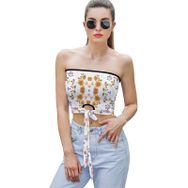 AILLOSA YH-576 Seksi File Tüp Üst Yaz Tube Top Tank Tops Kadın Askılı Üst Bluz