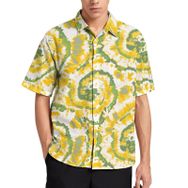 AILLOSA YH-578 Aloha Hawaii 3D Desen Kısa Kollu Erkek Gömlek