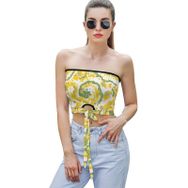 AILLOSA YH-578 Seksi File Tüp Üst Yaz Tube Top Tank Tops Kadın Askılı Üst Bluz