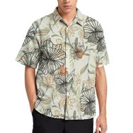 AILLOSA YH-589 Aloha Hawaii 3D Desen Kısa Kollu Erkek Gömlek