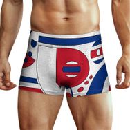 AILLOSA YH-593 Desenli Retro Erkek Boxer Şort