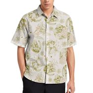 AILLOSA YH-598 Aloha Hawaii 3D Desen Kısa Kollu Erkek Gömlek