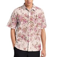 AILLOSA YH-60 Aloha Hawaii 3D Desen Kısa Kollu Erkek Gömlek