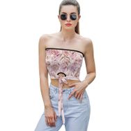 AILLOSA YH-60 Seksi File Tüp Üst Yaz Tube Top Tank Tops Kadın Askılı Üst Bluz