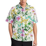 AILLOSA YH-606 Aloha Hawaii 3D Desen Kısa Kollu Erkek Gömlek