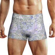 AILLOSA YH-607 Desenli Retro Erkek Boxer Şort