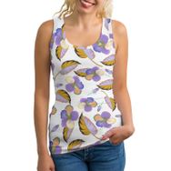AILLOSA Yh-609 Askılı Kolsuz Bol Kesim Kadın T-shirt