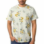 AILLOSA YH-61 3D Baskılı Desenli Kısa Kollu Erkek T-shirt