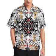 AILLOSA YH-613 Aloha Hawaii 3D Desen Kısa Kollu Erkek Gömlek