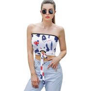 AILLOSA YH-619 Seksi File Tüp Üst Yaz Tube Top Tank Tops Kadın Askılı Üst Bluz