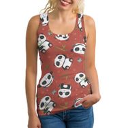 AILLOSA Yh-624 Askılı Kolsuz Bol Kesim Kadın T-shirt